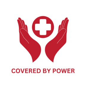 Covered By Power Logo